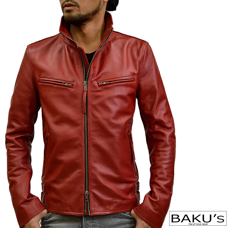 楽天市場】レザージャケット ライダースジャケット メンズ 本革