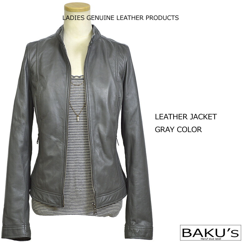 楽天市場】ライダースジャケット レディース 本革 革ジャン ラム