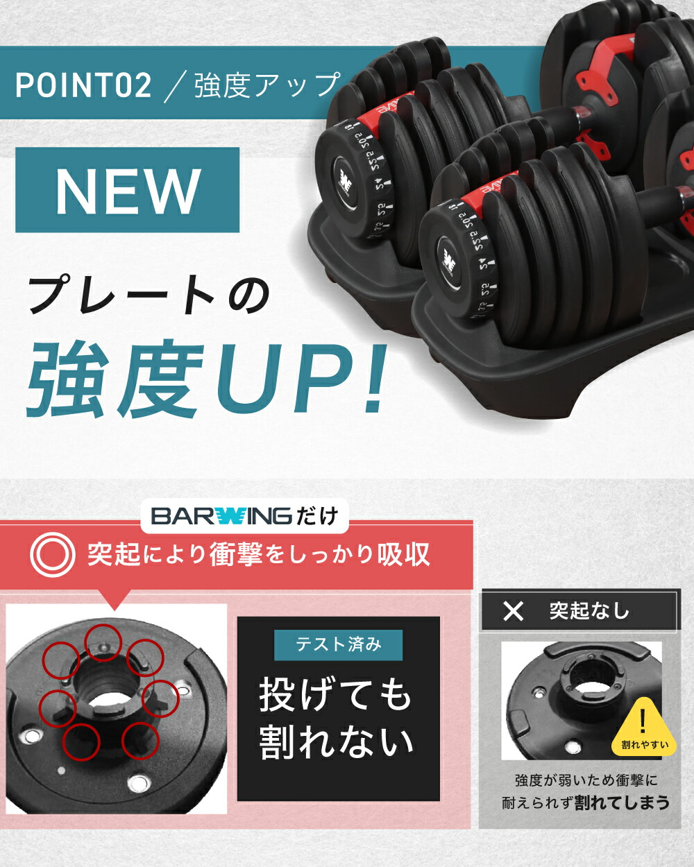 楽天市場】□2/23迄 最大5,000円OFF□ 可変式ダンベル 24kg 2個セット