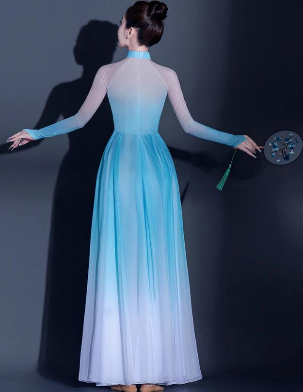 楽天市場】送料無料 社交ダンス 衣装 花柄 中指にかける モダンドレス