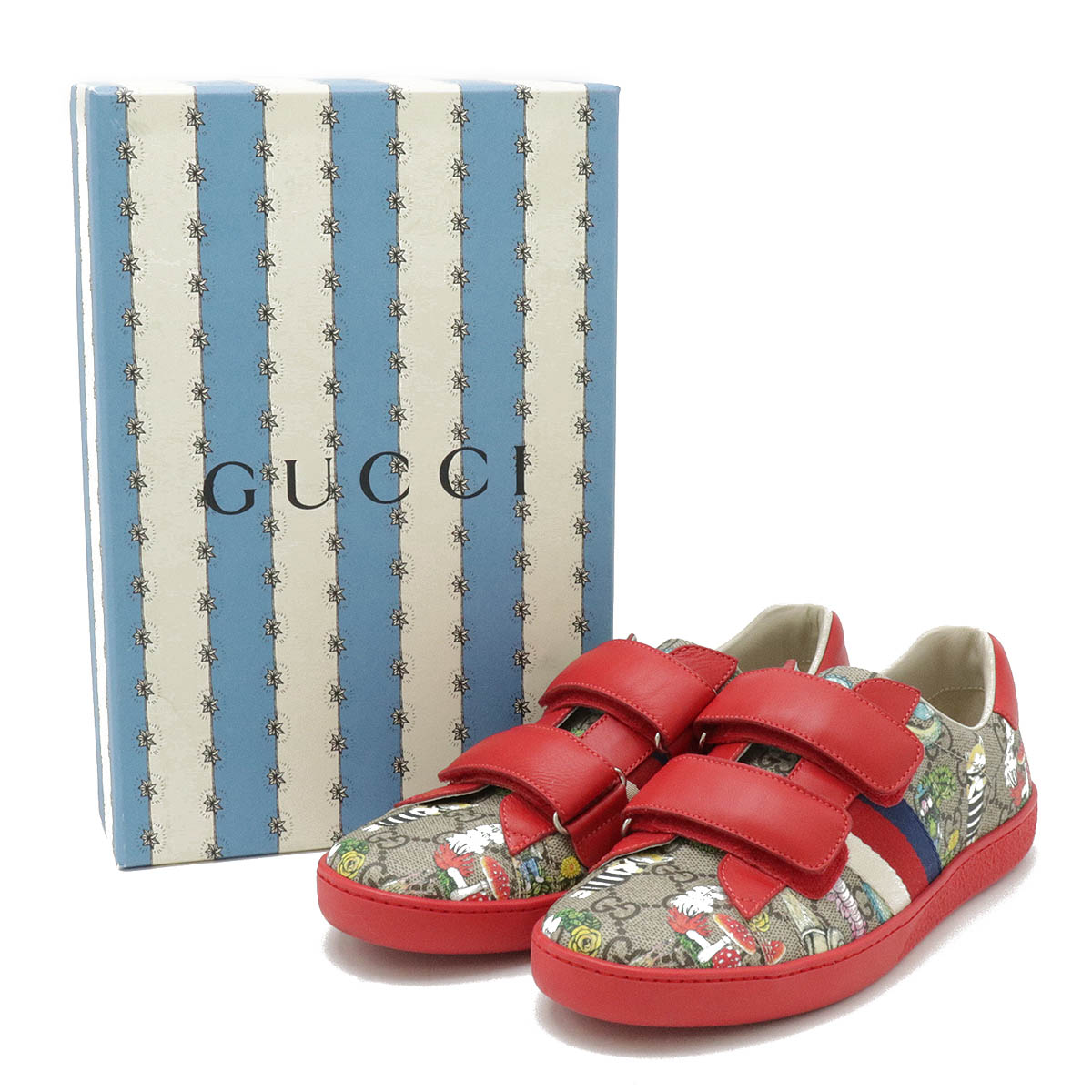 楽天市場】GUCCI グッチ GGスプリーム ヒグチユウコ ベルクロ