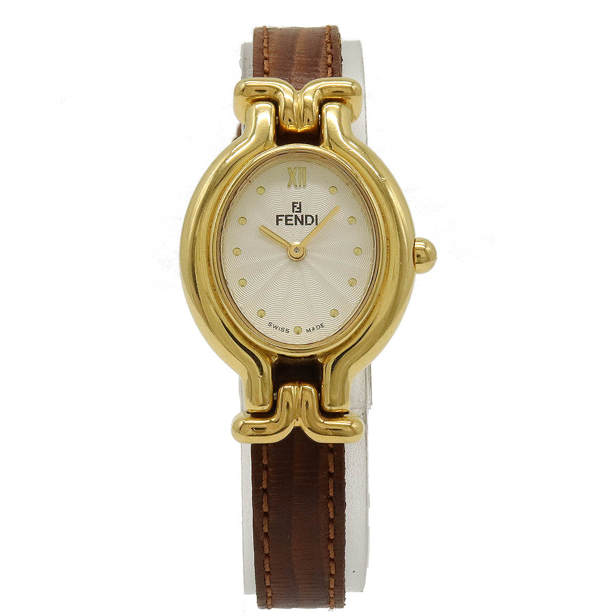 楽天市場】FENDI フェンディ チェンジベルト GP 革ベルト シルバー文字