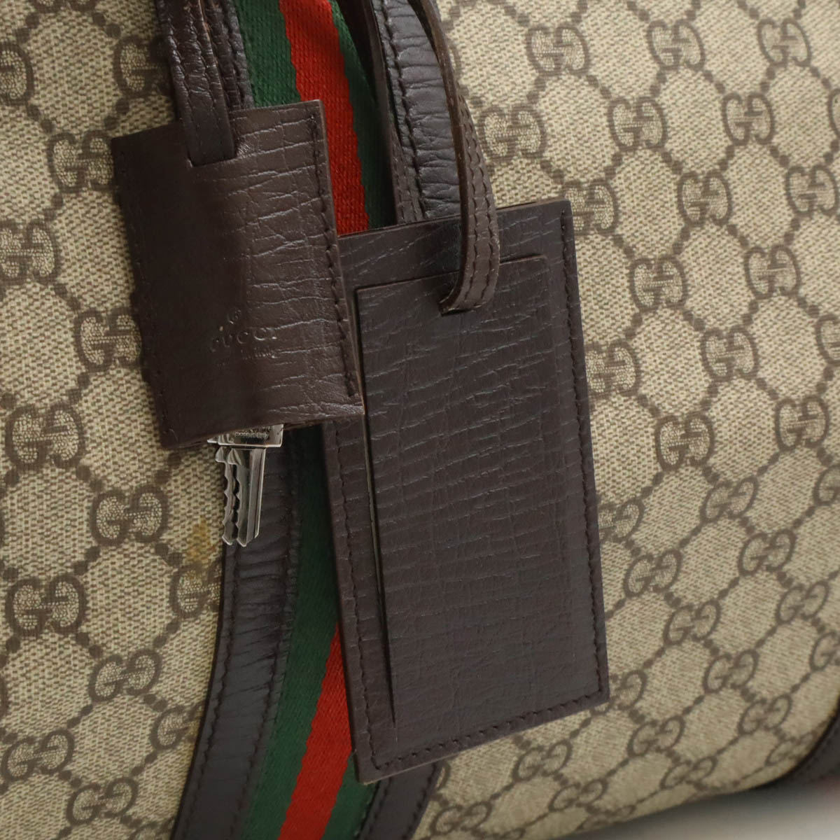 楽天市場】GUCCI グッチ GGスプリーム シェリーライン ボストンバッグ