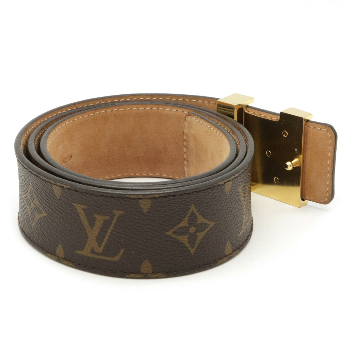 楽天市場】LOUIS VUITTON ルイ ヴィトン モノグラム サンチュール LV