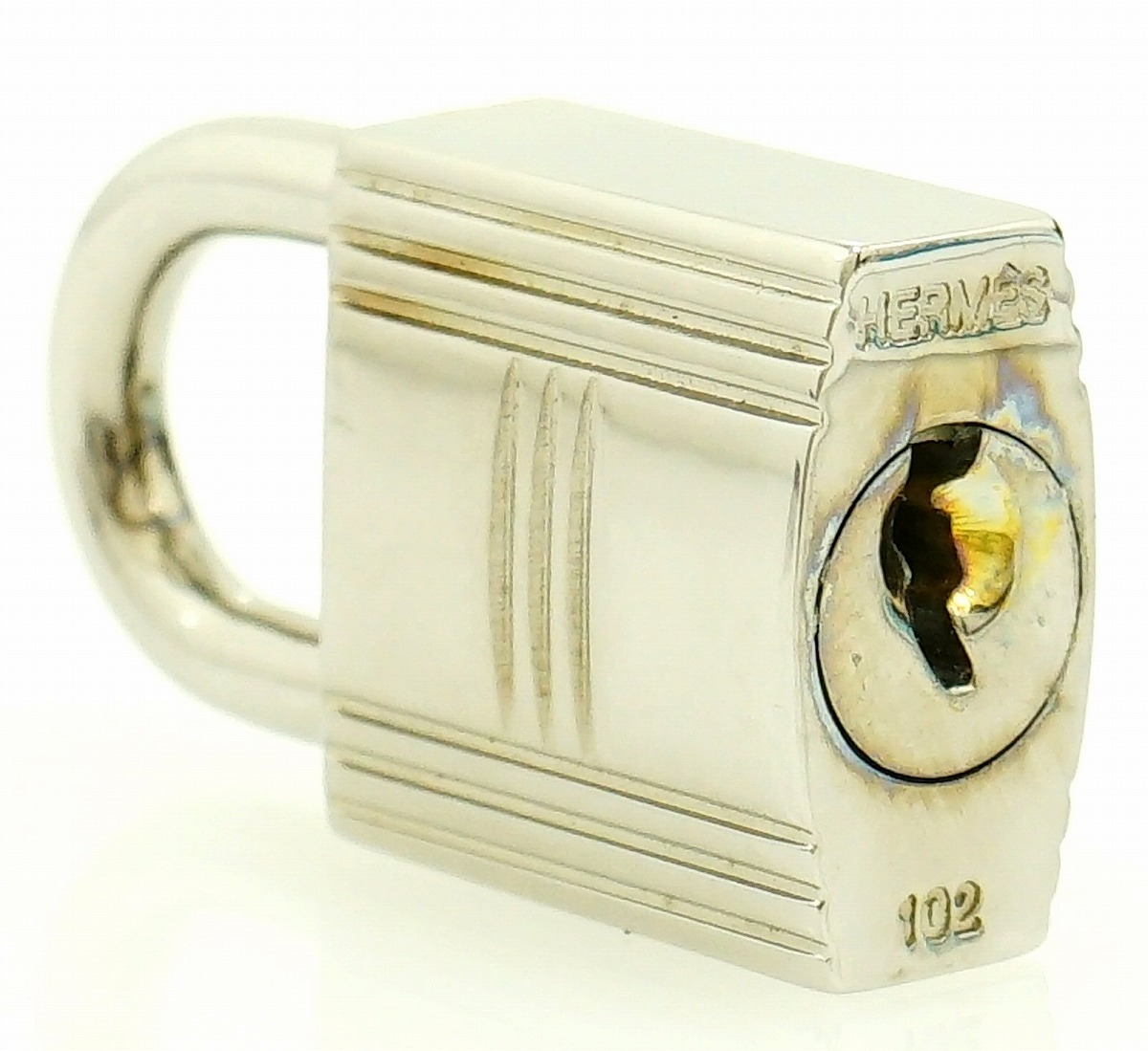 楽天市場】【新品仕上げ済】HERMES エルメス カデナ パドロック No.102