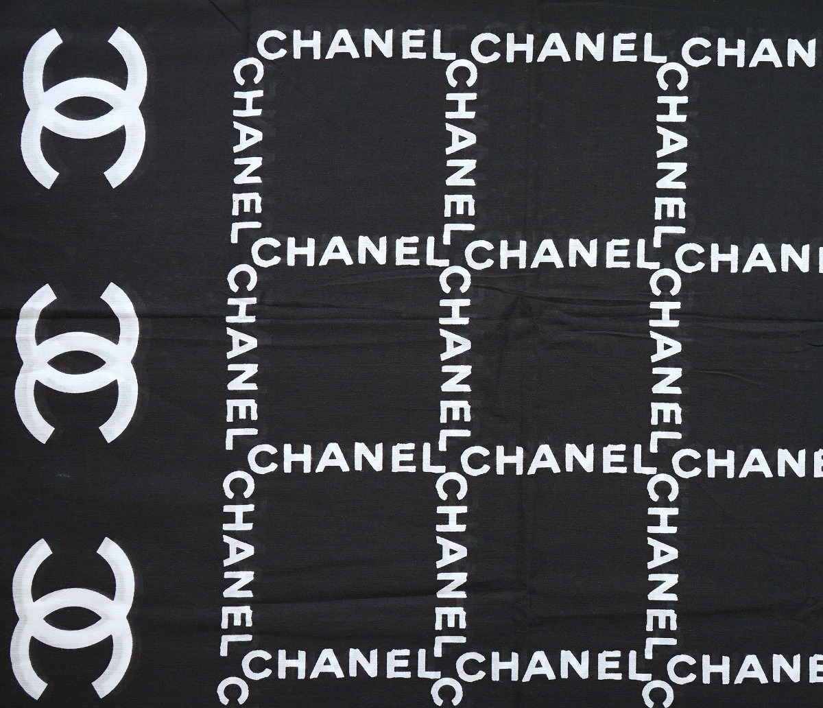 楽天市場】CHANEL シャネル ストール 大判コットンストール スカーフ