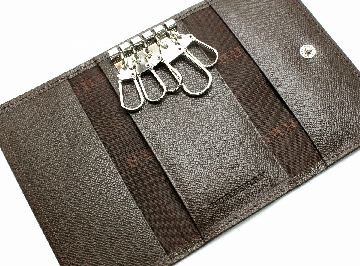 楽天市場】【新品未使用品】BURBERRY バーバリー キーケース 5連キー