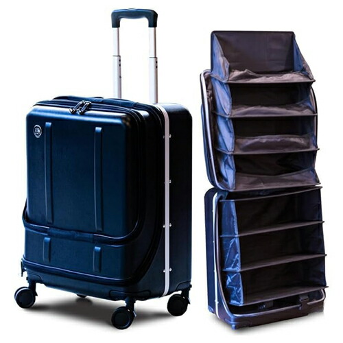 楽天市場】 棚になるスーツケース 47L 機内持ち込み可能FLIP フリップ