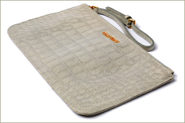 楽天市場】ミュウミュウ ミニクラッチバッグ/フラットポーチ miu miu