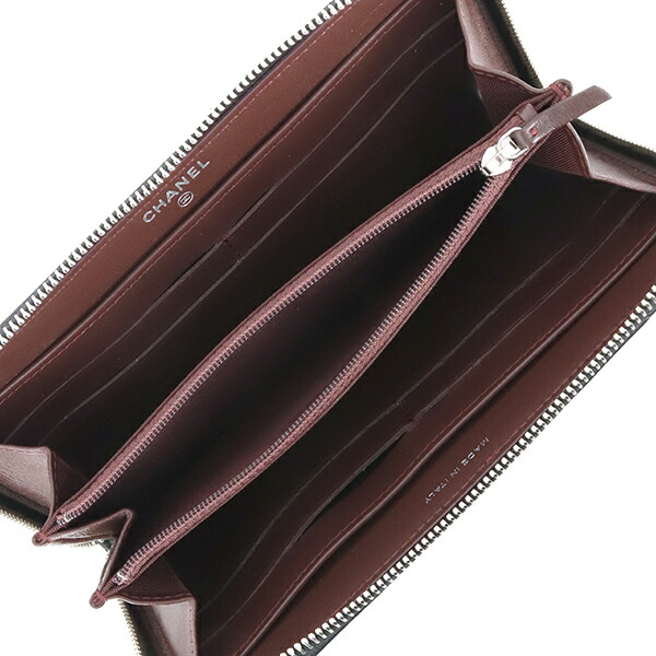 正規品【訳あり美品】シャネル☆長財布マトラッセ☆ラウンドジップ