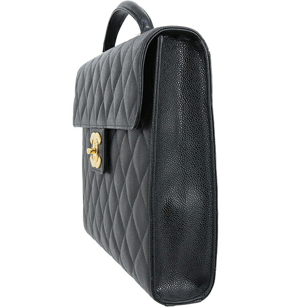 楽天市場】【10%OFF】 シャネル ビジネスバッグ マトラッセ キャビア