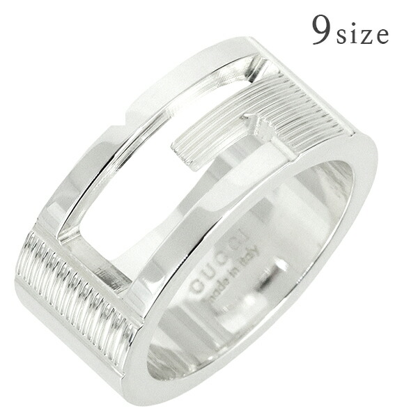 楽天市場】【新品】 グッチ リング 7号〜23号 ブランデッド G カット