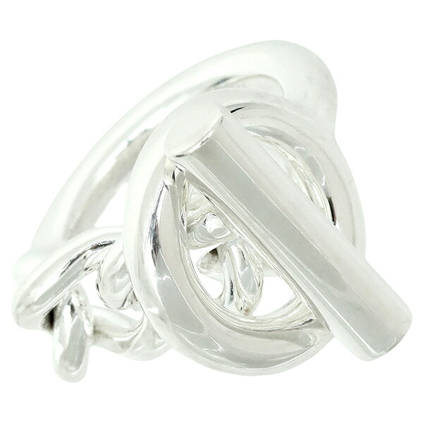 楽天市場】【未使用品】 エルメス 指輪 クロワゼット GM リング #54