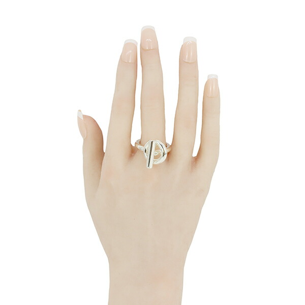 楽天市場】【新品】 エルメス 指輪 エシャペ MM リング #55 約15号