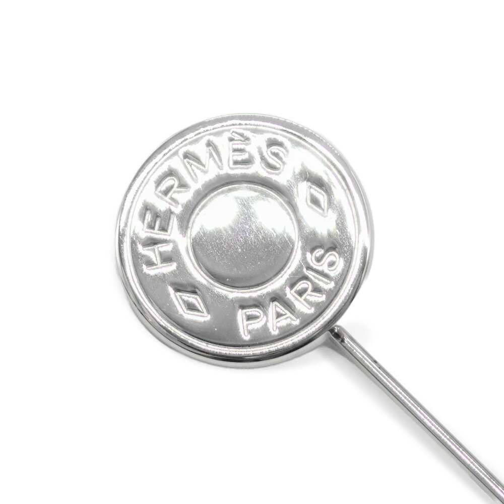 楽天市場】未使用品 HERMES エルメス セリエ ピン ブローチ シルバー