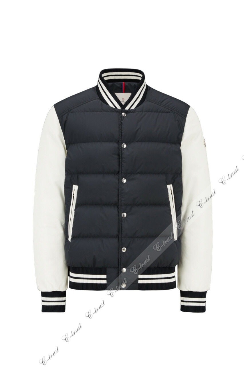 MONCLER ダウンスタジャン M 黒/白