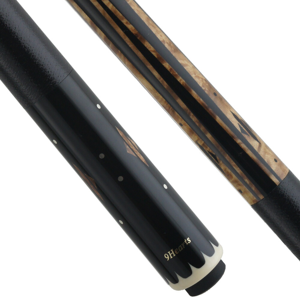 楽天市場】ビリヤード キュー 9Hearts ナインハーツ B5 (2シャフト
