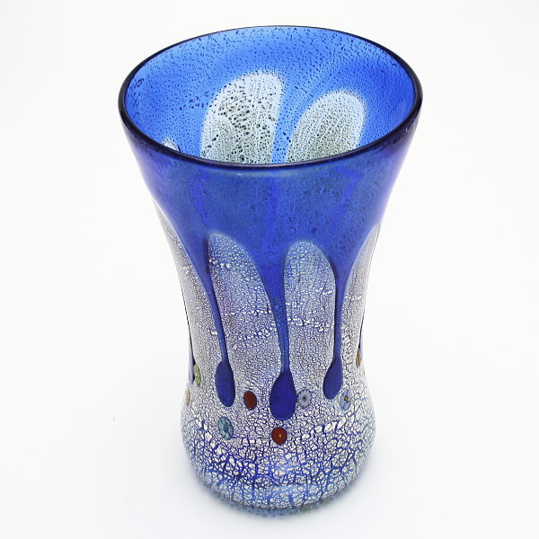 ヴェネチアガラス ムラノ イタリア 花瓶 フィリグラーナ レッティ