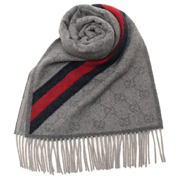 楽天市場】グッチ スカーフ バンダナ ストール ブルー メンズ