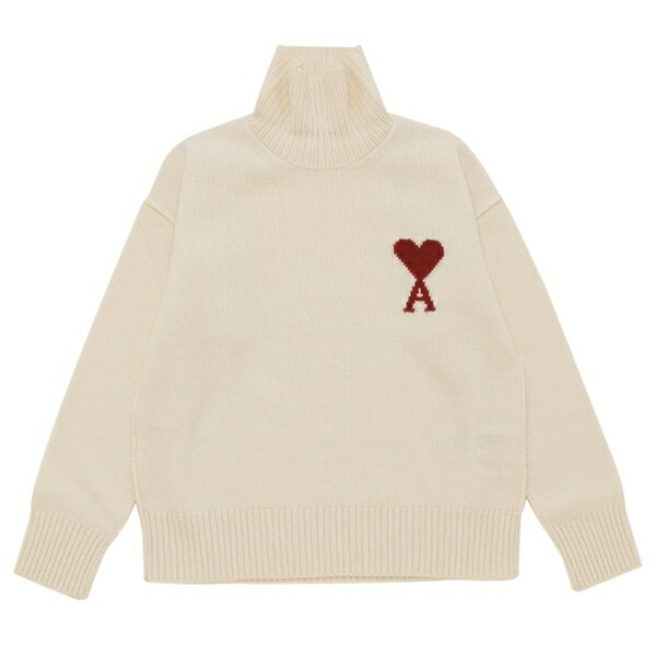 楽天市場】アミパリス ニット セーター タートルネック ホワイト