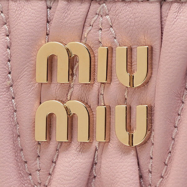 楽天市場】MIU MIU ミュウミュウ 二つ折り財布 マテラッセ MATELASSE
