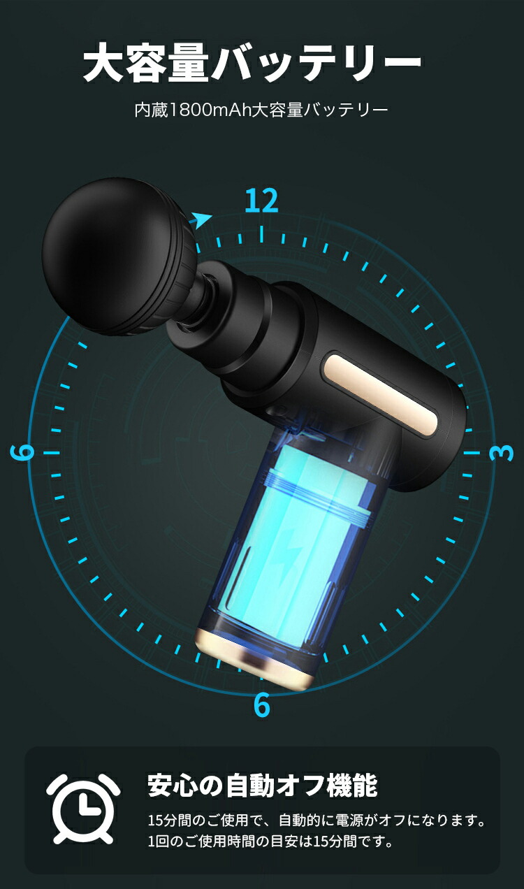 楽天市場】【☆マラソンセール☆全品10%OFF】マッサージガン 筋膜