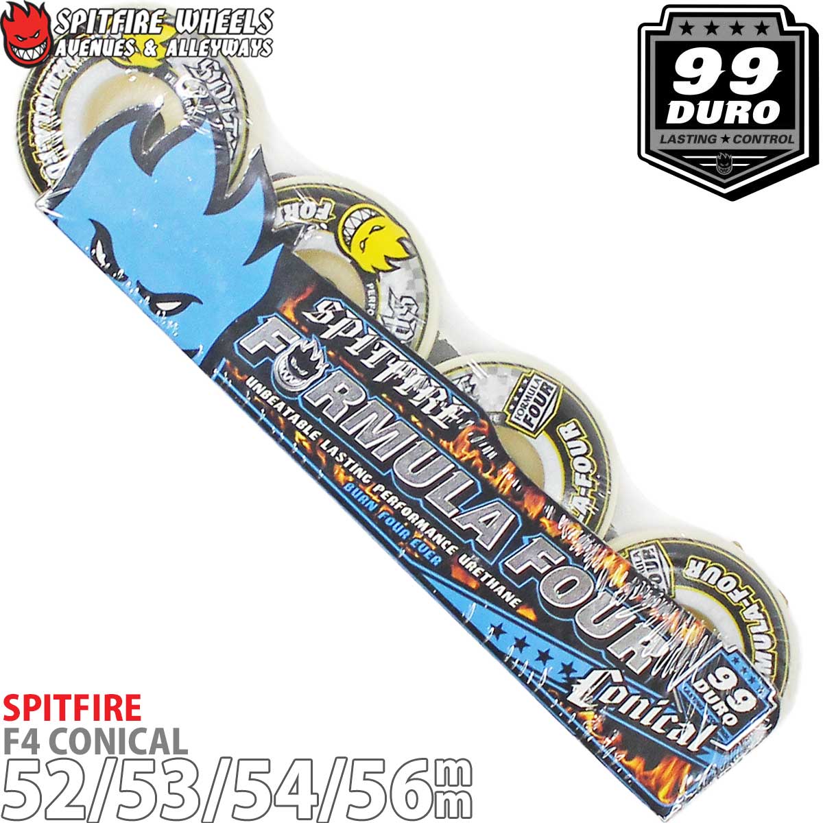 楽天市場】スピットファイア F4 99D 52/53/54/56mm スケボー