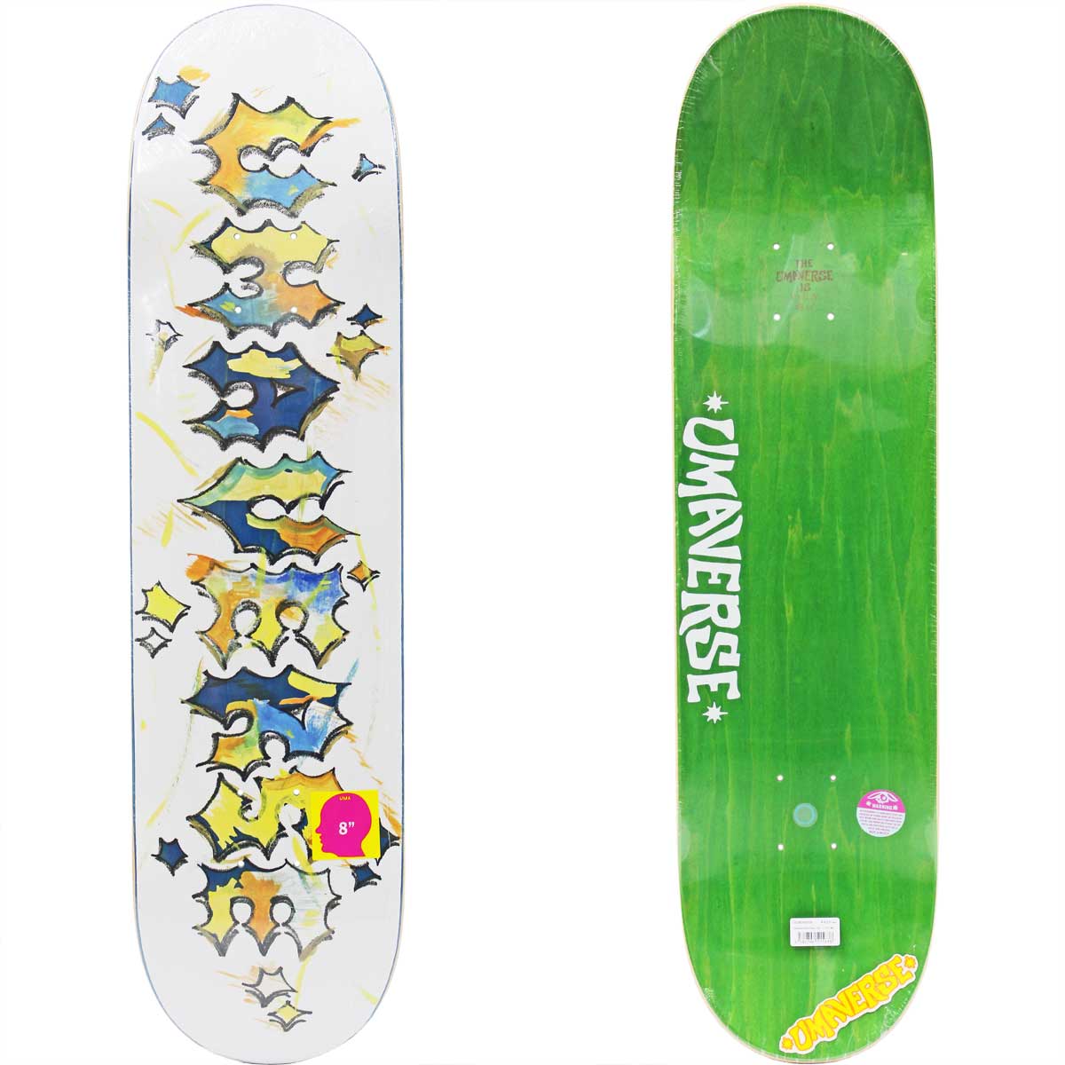 楽天市場】【ラスト1本】 ウーマバース │8.0インチ│ スケボー デッキ