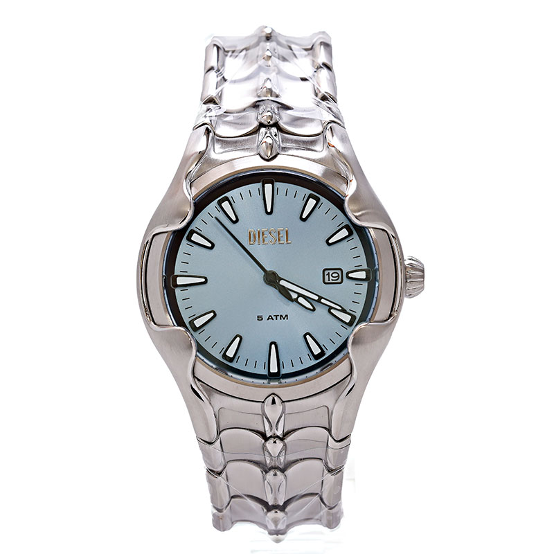 楽天市場】ディーゼル 腕時計 メンズ VERT ブルー シルバー DZ2200