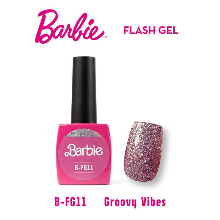 楽天市場】Barbie バービー クリスタルフラッシュジェル 6色セット No