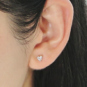 楽天市場】【翌営業日発送対応】Pt900 ハートシェイプ ダイヤモンド