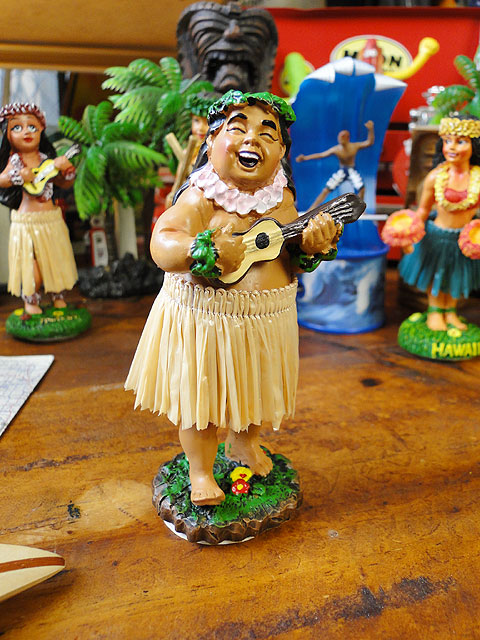 楽天市場】ハワイアン フラガール ダッシュボードドール MINI