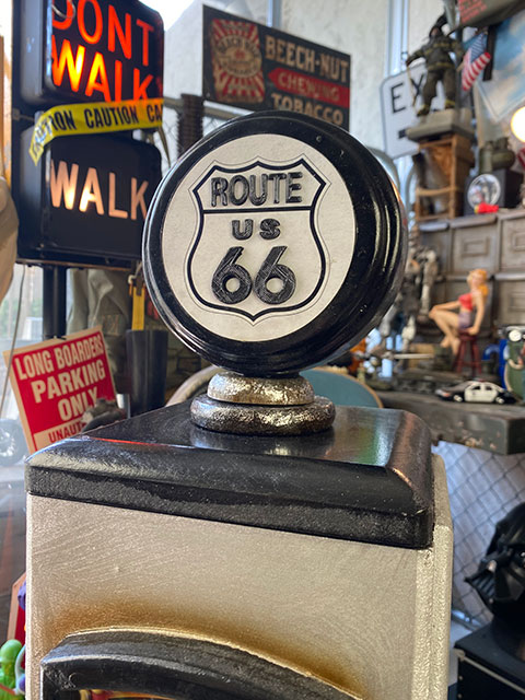 楽天市場】ルート66 ガスポンプ型キャビネット CDタワー （シルバー