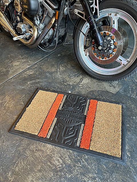 楽天市場】ハーレーダビッドソン タイヤトレッド エントリーマット