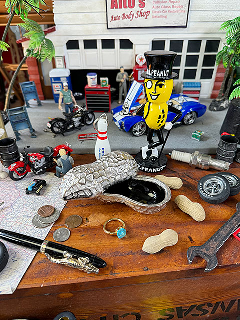 楽天市場】ピーナッツ ヴィンテージテイスト 小物入れ アルミ製