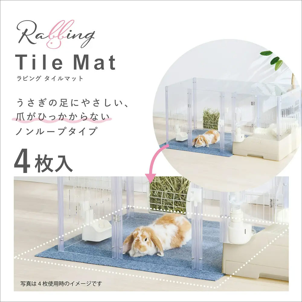 楽天市場】GEX ラビング クリアメゾン 120 交換用タイルマット4