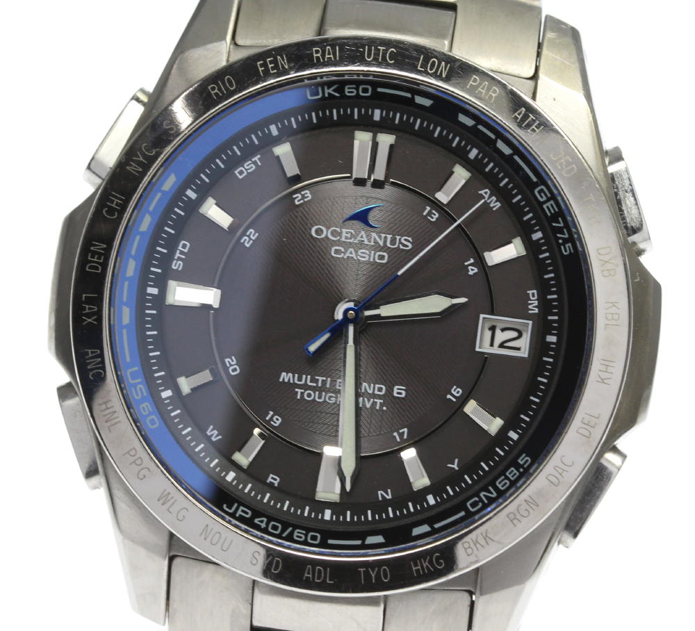 楽天市場】【CASIO】カシオ オシアナス OCW-T100 ソーラー電波 メンズ