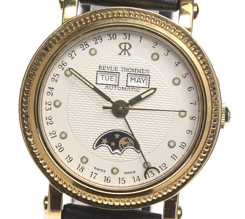 楽天市場】☆良品 保付き【REVUE THOMMEN】レビュートーメン トリプル