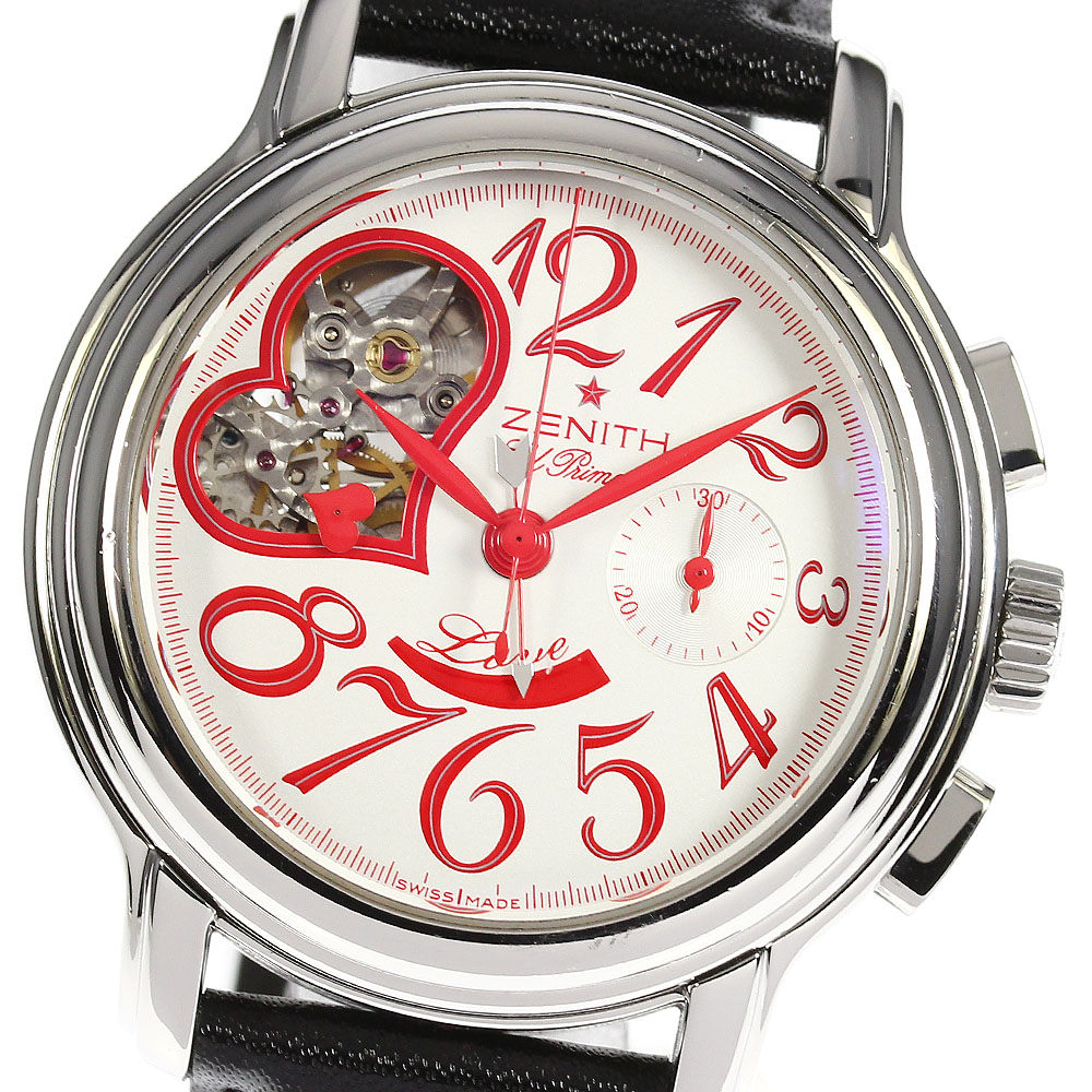 楽天市場】【ZENITH】ゼニス エルプリメロ オープンハート クロノ