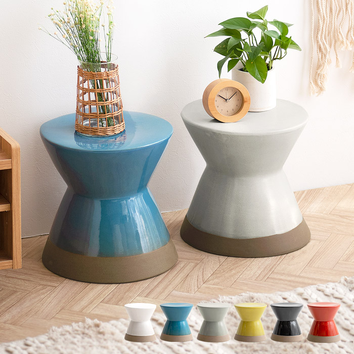 楽天市場】【2/20限定！最大5,000円OFFクーポン配布中】 陶器 スツール