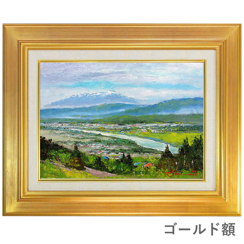 油絵肉筆絵画 F8サイズ「SKY」