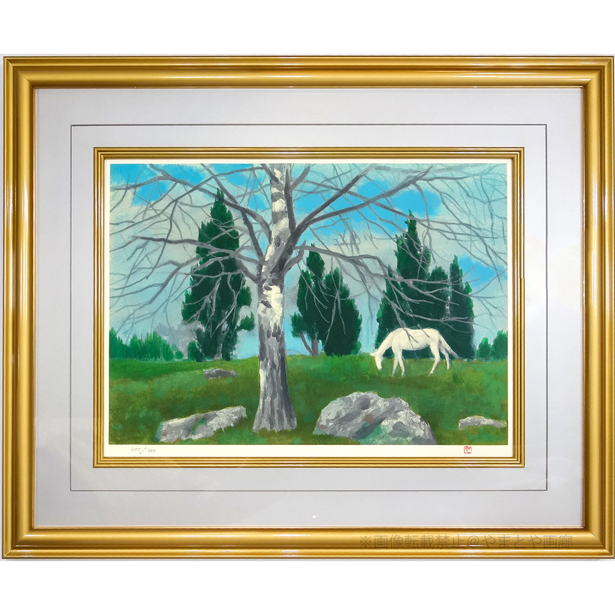 楽天市場】油彩画 松本弘 「里の民家」 F8号 油絵 額入り 風景画 真筆