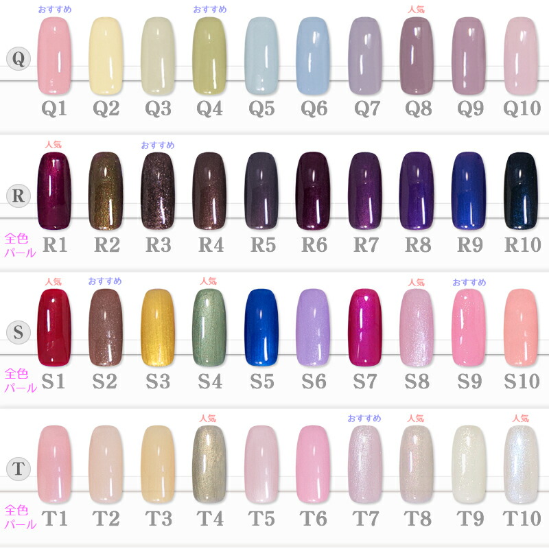 楽天市場】カラージェル 200色セット ジェルネイル カラー セット