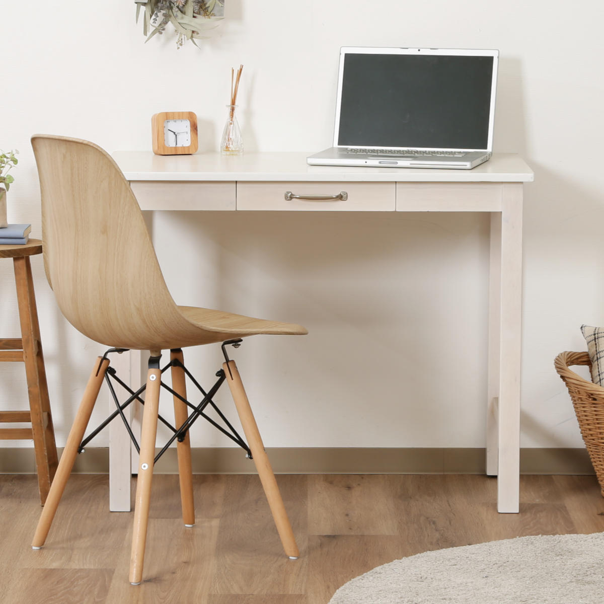 楽天市場】ワークデスク 幅90cm 引き出し付 パソコンデスク （ スリム