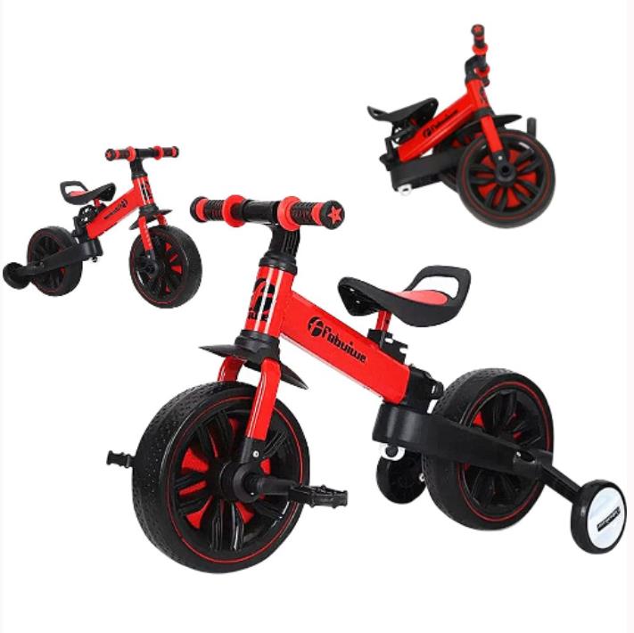 美品 へんしんバイク 12インチ レッド キッズバイク 美品 へんしん