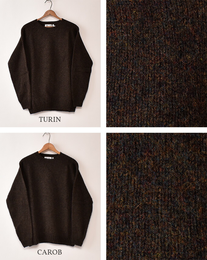 楽天市場】HARLEY OF SCOTLAND / SHETLAND CREW NECK SWEATER (M2474/7