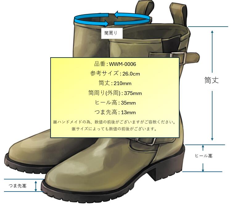 楽天市場】ワイルドウィング イーグル エンジニア ミドル 本革 バイク