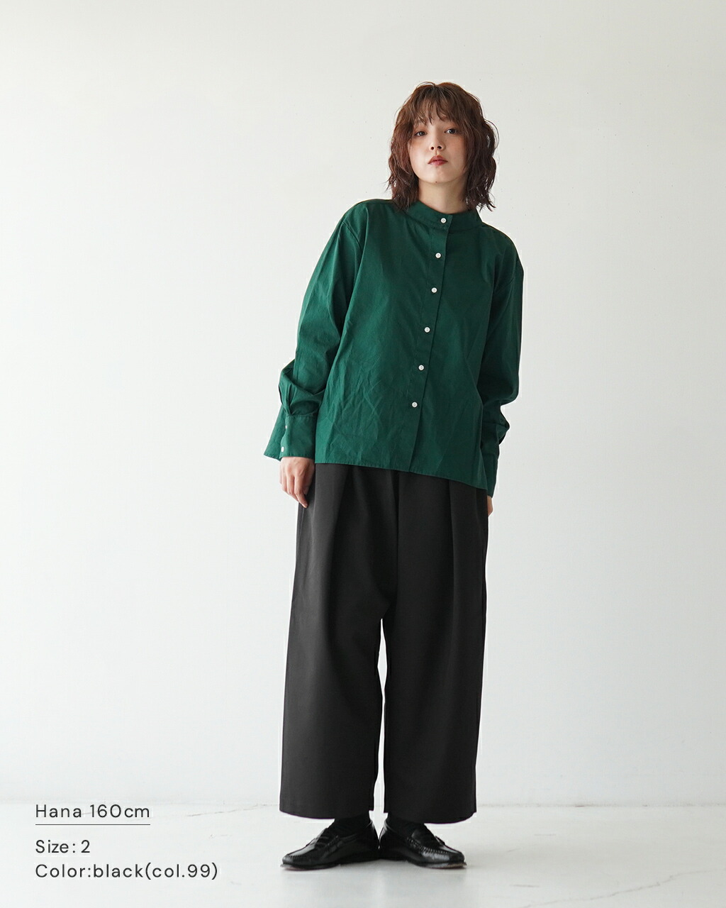 楽天市場】ミズイロインド mizuiro ind ハイウエスト タック パンツ