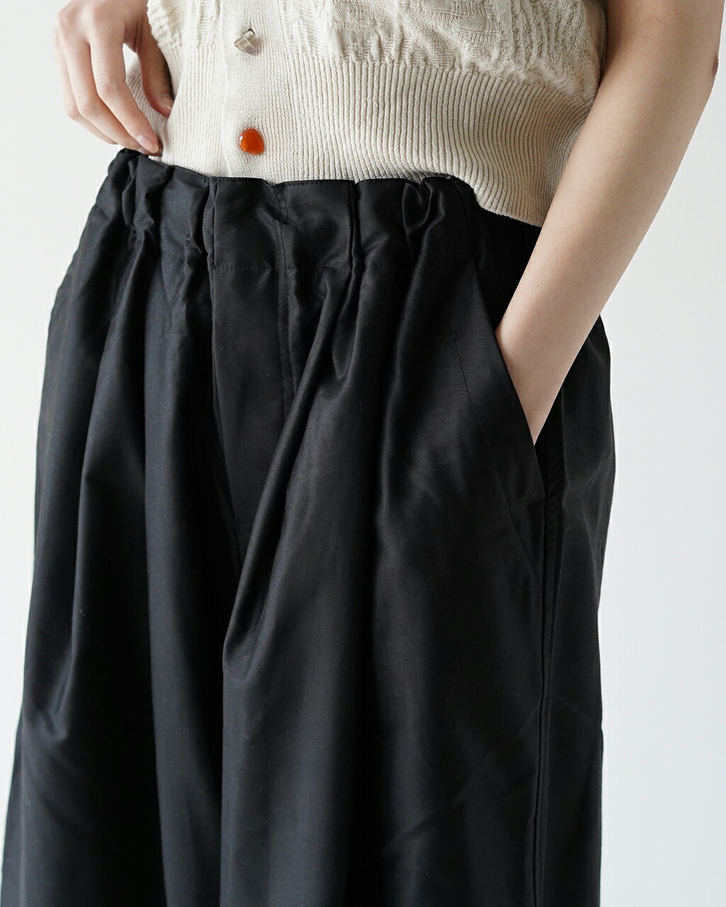 楽天市場】ミズイロインド mizuiro ind モール スキン ワイド カーゴ