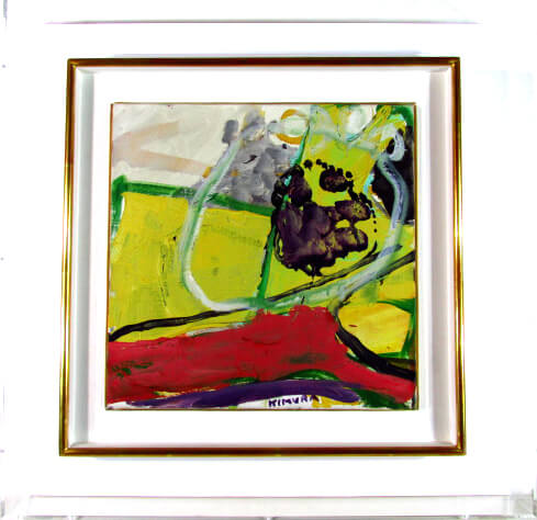 楽天市場】木村忠太 別れ道 油彩4号S 1985年 木村忠太の会鑑定